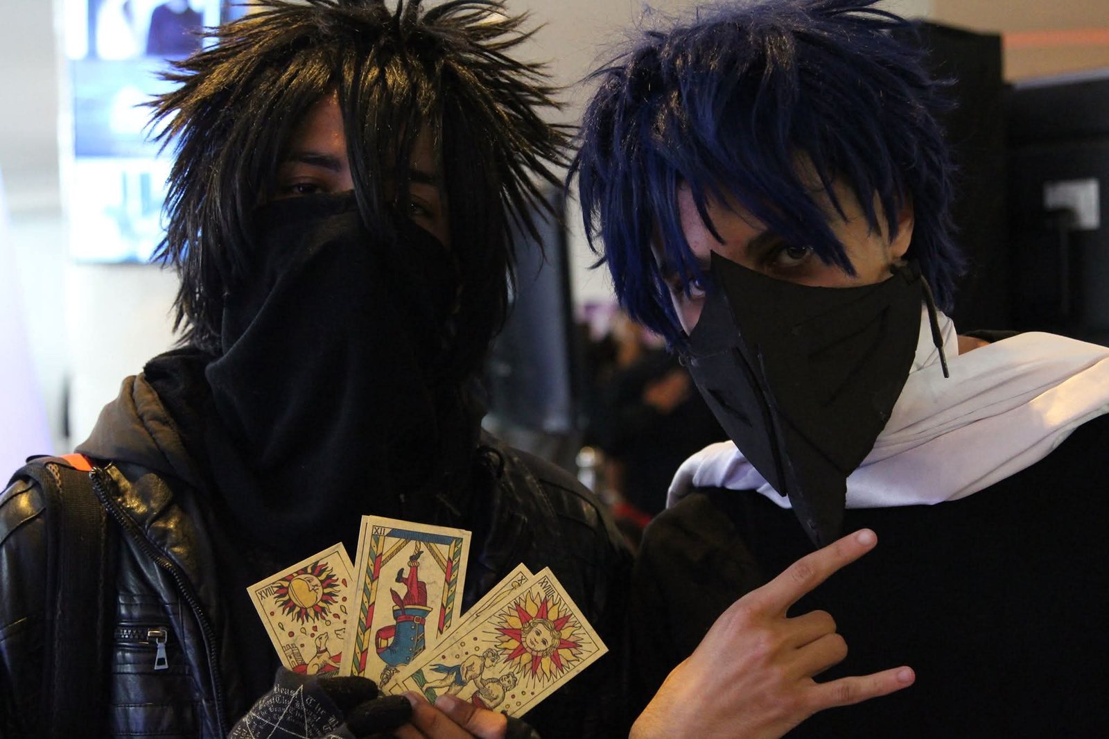Cosplay com cartas de tarô